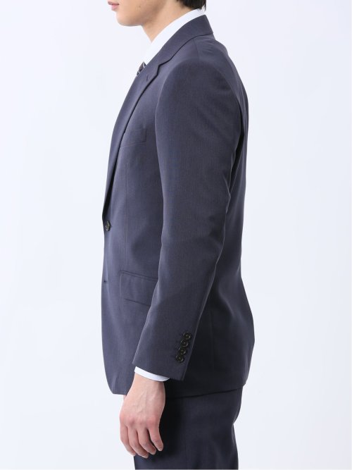 ストレッチウォッシャブル レギュラーフィット 2ボタン2ピーススーツ 組織青