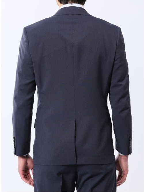 ストレッチウォッシャブル レギュラーフィット 2ボタン2ピーススーツ 組織青