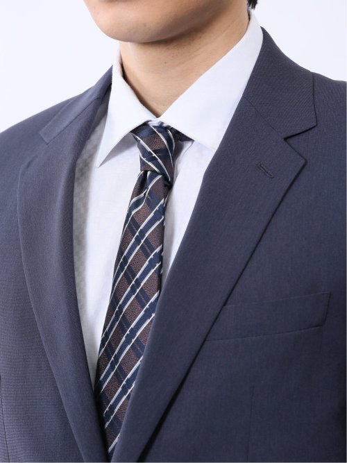 ストレッチウォッシャブル レギュラーフィット 2ボタン2ピーススーツ 組織青