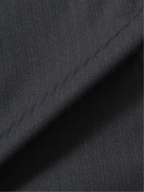 ストレッチウォッシャブル スリムフィット 2ボタン3ピーススーツ ストライプ黒