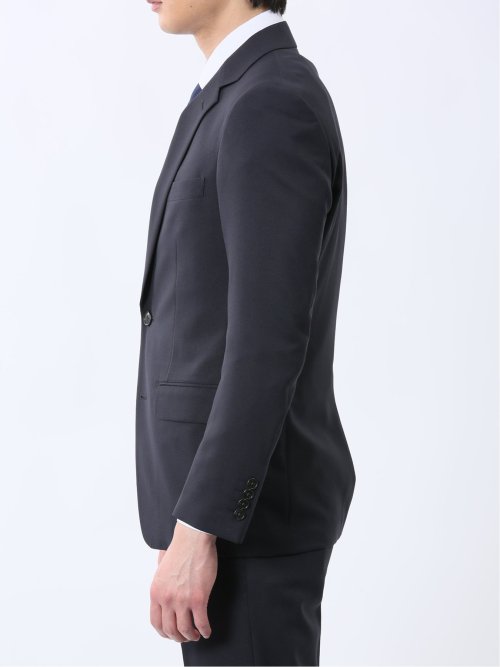 ストレッチウォッシャブル スリムフィット 2ボタン2ピーススーツ カルゼ紺