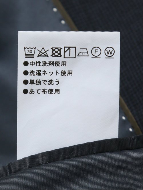 ストレッチウォッシャブル レギュラーフィット 2ボタン2ピーススーツ チェック紺