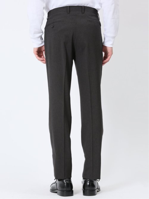 軽量ストレッチ レギュラーフィット 2ボタン2ピーススーツ 千鳥黒