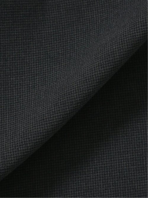 軽量ストレッチ レギュラーフィット 2ボタン2ピーススーツ 千鳥黒