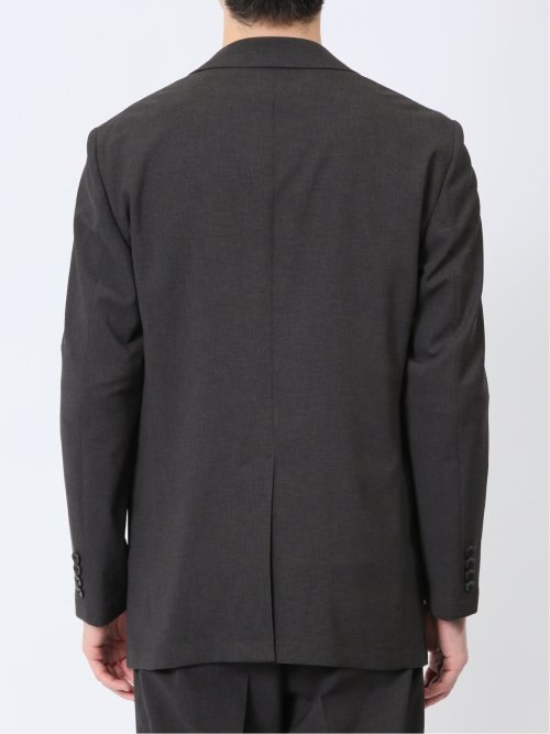 軽量ストレッチ レギュラーフィット 2ボタン2ピーススーツ 千鳥黒