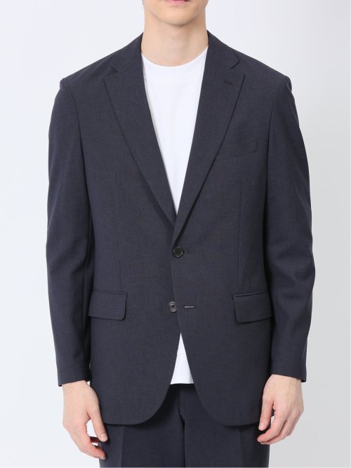 軽量ストレッチ レギュラーフィット 2ボタン2ピーススーツ 千鳥紺