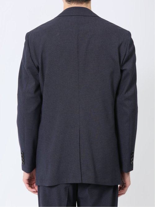 軽量ストレッチ レギュラーフィット 2ボタン2ピーススーツ 千鳥紺