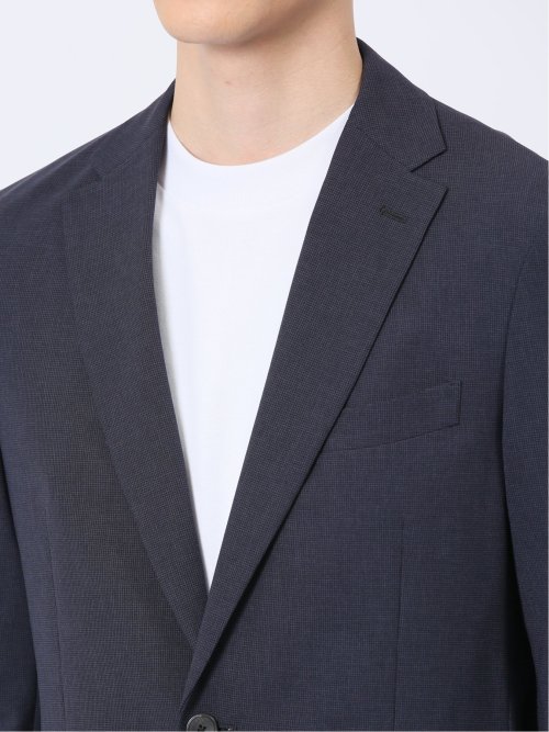軽量ストレッチ レギュラーフィット 2ボタン2ピーススーツ 千鳥紺