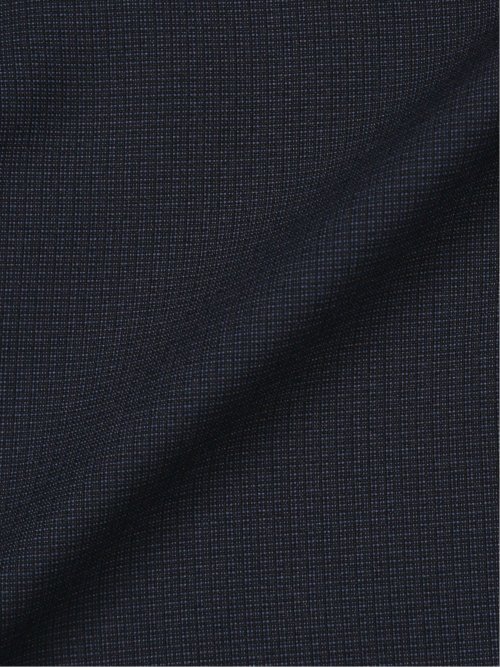 ストレッチウォッシャブル レギュラーフィット 2ボタン3ピーススーツ 組織紺