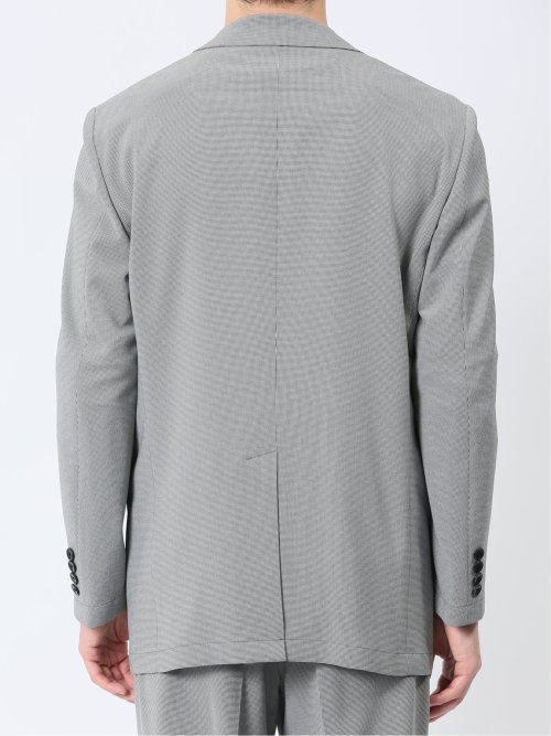 軽量ストレッチ レギュラーフィット 2ボタン2ピーススーツ 千鳥シロ×クロ