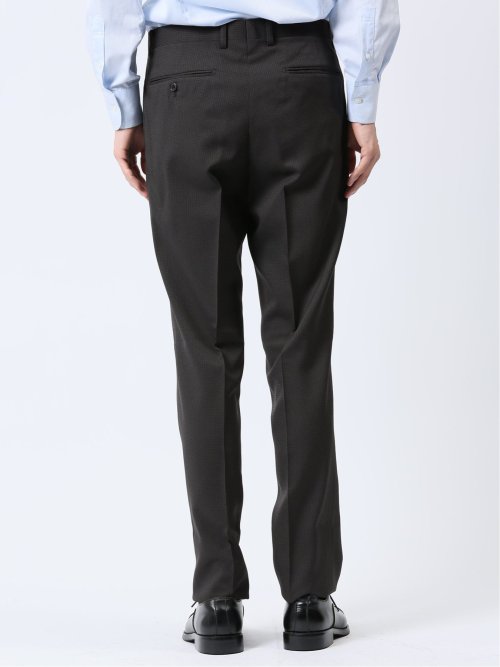 ストレッチウォッシャブル レギュラーフィット 2ボタン3ピーススーツ 組織グレー