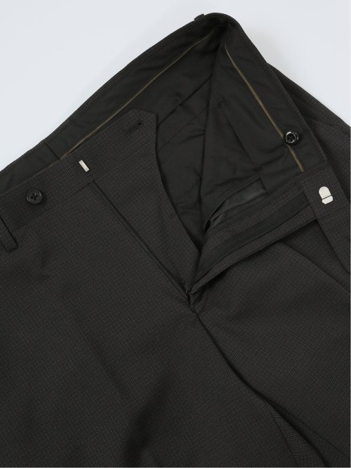 ストレッチウォッシャブル レギュラーフィット 2ボタン3ピーススーツ 組織グレー