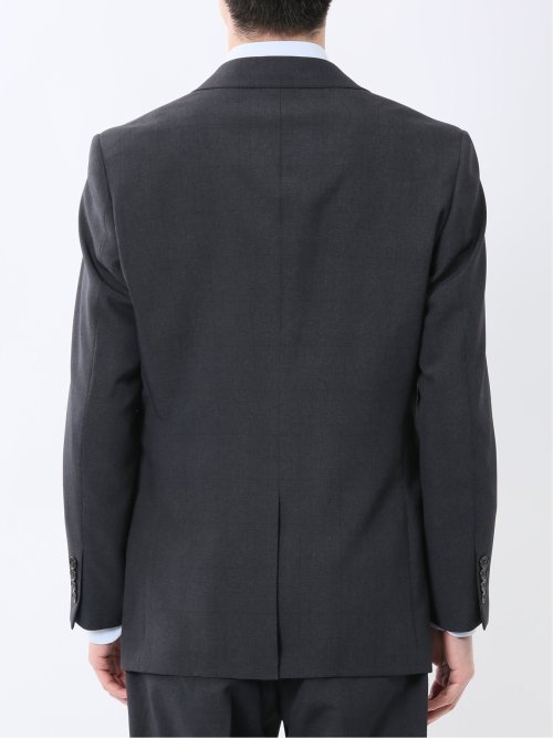 ストレッチウォッシャブル レギュラーフィット 2ボタン2パンツスーツ チェックグレー