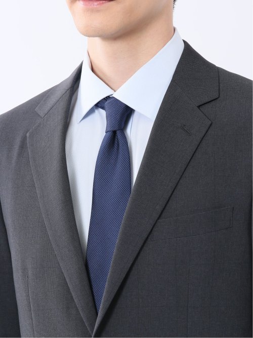 ストレッチウォッシャブル レギュラーフィット 2ボタン2パンツスーツ チェックグレー