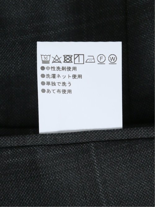 ウール混 レギュラーフィット 2ボタン3ピーススーツ チェックグレー