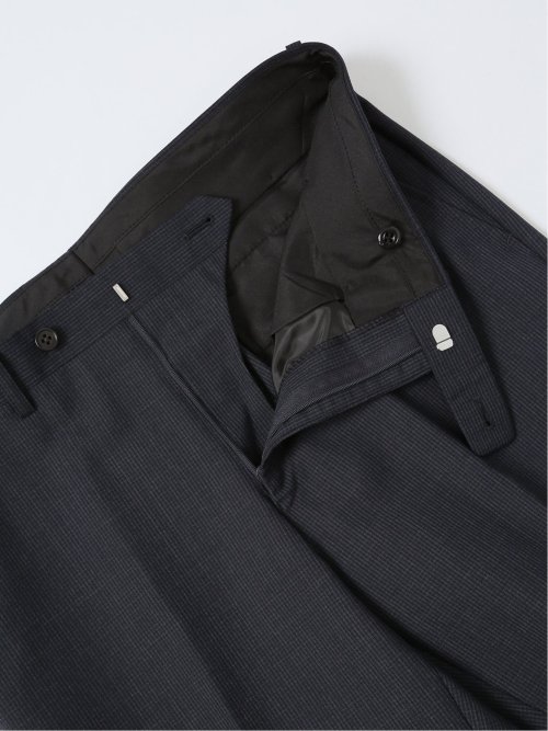 ウール混 スリムフィット 2ボタン2ピーススーツ 組織青