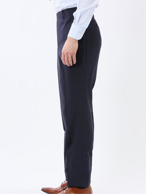 ストレッチウォッシャブル レギュラーフィット 2ボタン2ピーススーツ 組織紺