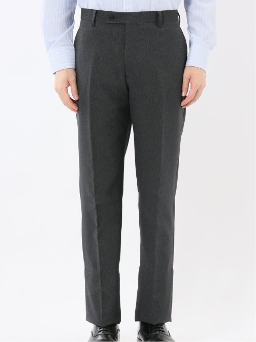 ストレッチウォッシャブル レギュラーフィット 2ボタン2ピーススーツ 組織グレー