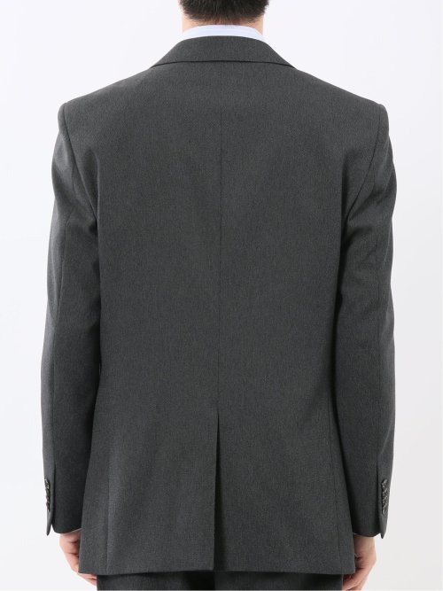 ストレッチウォッシャブル レギュラーフィット 2ボタン2ピーススーツ 組織グレー