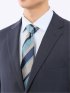 ストレッチウォッシャブル レギュラーフィット 2ボタン2ピーススーツ ウィンドペン紺