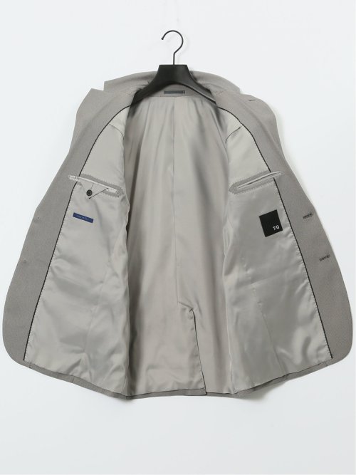 ストレッチウォッシャブル レギュラーフィット 2ボタン2ピーススーツ 千鳥シロ×クロ