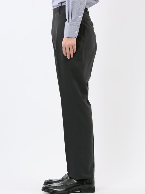 ストレッチウォッシャブル レギュラーフィット 2ボタン2ピーススーツ 組織グレー