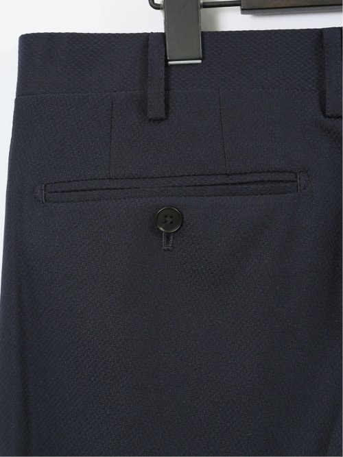 ストレッチウォッシャブル レギュラーフィット 2ボタン2ピーススーツ 組織紺