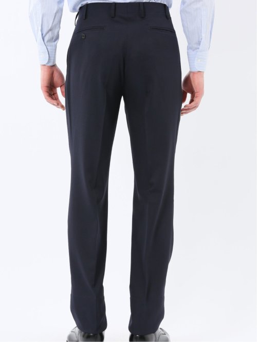 ストレッチウォッシャブル レギュラーフィット 2ボタン2ピーススーツ 組織紺