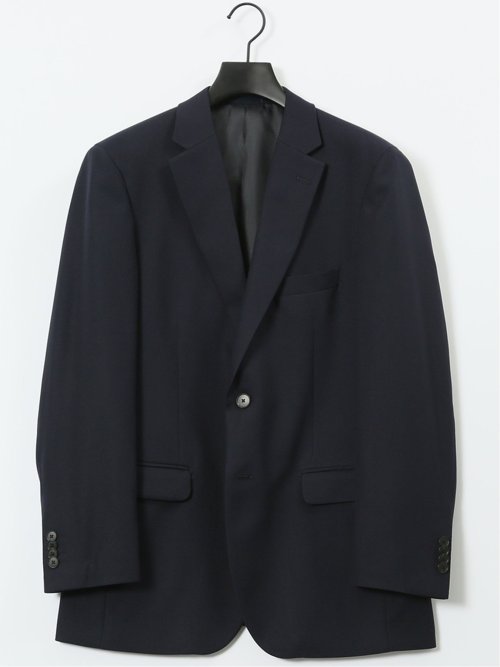 ストレッチウォッシャブル レギュラーフィット 2ボタン2ピーススーツ 組織紺