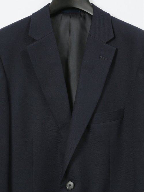 ストレッチウォッシャブル レギュラーフィット 2ボタン2ピーススーツ 組織紺