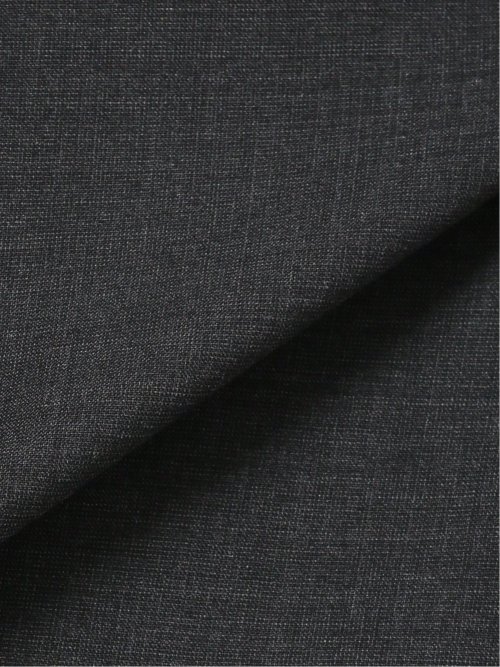 ウール混 スリムフィット 2ボタン2ピーススーツ 組織グレー