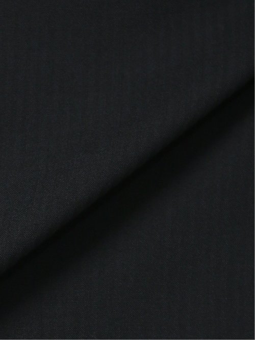 ウール混 スリムフィット 2ボタン2ピーススーツ シャドーストライプ黒