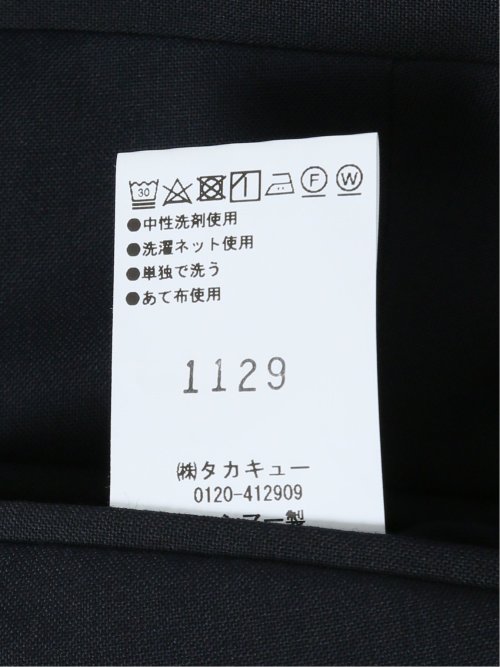 ウール混 レギュラーフィット 2ボタン2ピーススーツ 無地紺