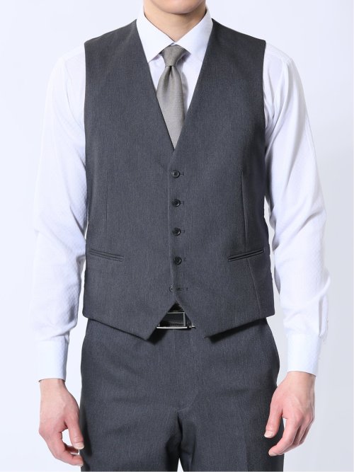 ストレッチウォッシャブル レギュラーフィット 2ボタン3ピーススーツ