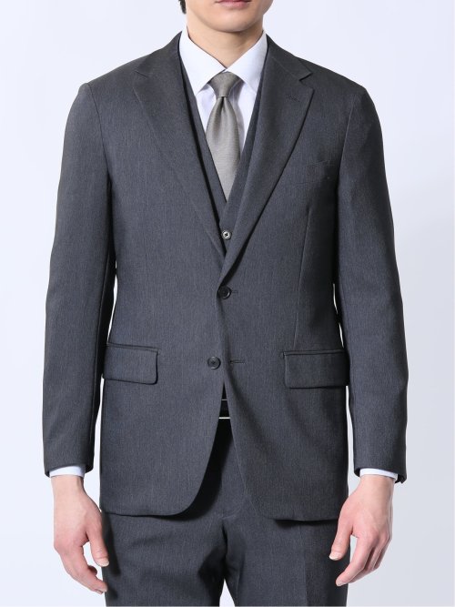 ストレッチウォッシャブル レギュラーフィット 2ボタン3ピーススーツ