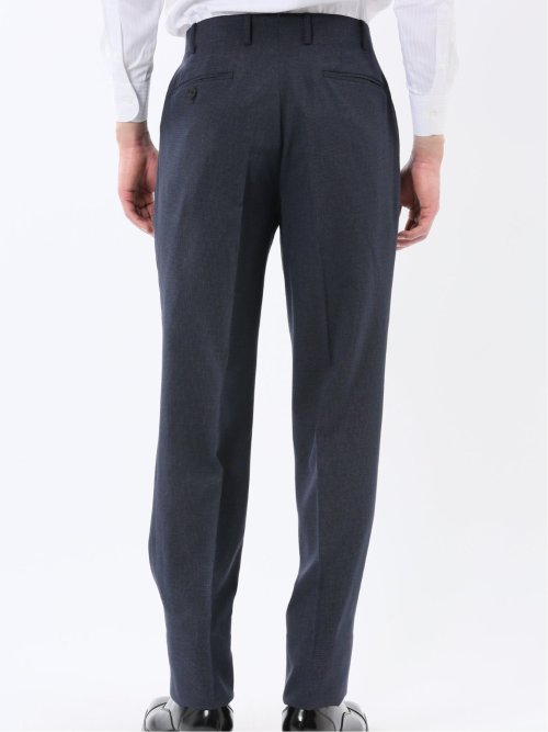 ストレッチウォッシャブル リラックスフィット 2ボタン2ピーススーツ 組織紺