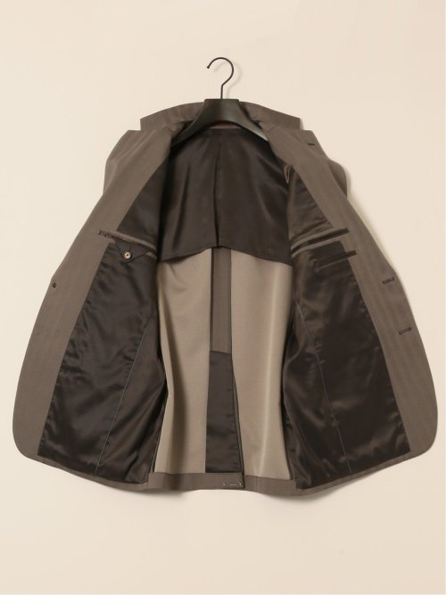 ストレッチウォッシャブル レギュラーフィット 2ボタン3ピーススーツ ソラーロベージュ