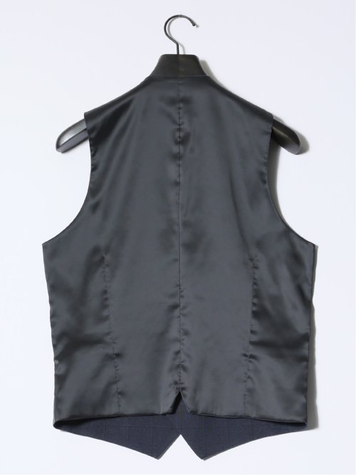 ストレッチウォッシャブル レギュラーフィット 2ボタン4ピース6WAYスーツ ウィンドペン紺