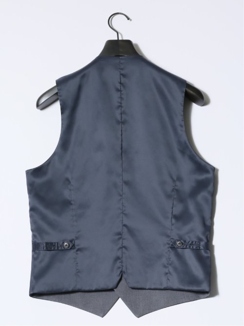 ストレッチウォッシャブル レギュラーフィット 2ボタン4ピース6WAYスーツ ウィンドペン紺