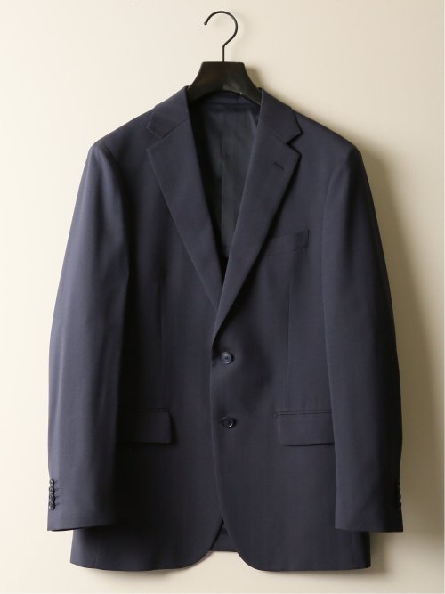 ストレッチウォッシャブル レギュラーフィット 2ボタン3ピーススーツ ソラーロ青