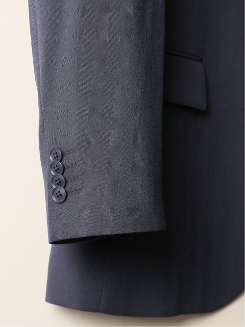 ストレッチウォッシャブル レギュラーフィット 2ボタン3ピーススーツ ソラーロ青