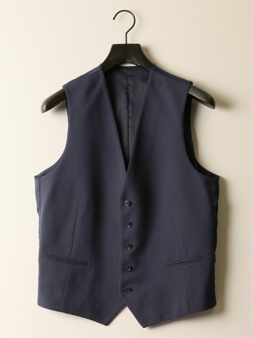 ストレッチウォッシャブル レギュラーフィット 2ボタン3ピーススーツ ソラーロ青