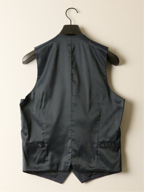 ストレッチウォッシャブル レギュラーフィット 2ボタン3ピーススーツ ソラーロ青