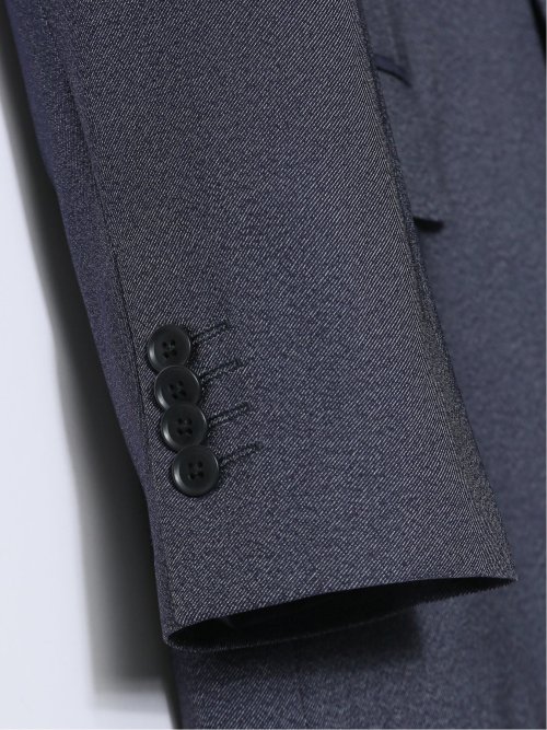 軽量ストレッチウォッシャブル レギュラーフィット 2ボタン3ピーススーツ デニムライク