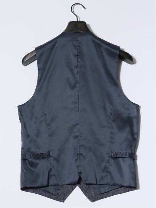 軽量ストレッチウォッシャブル レギュラーフィット 2ボタン3ピーススーツ デニムライク