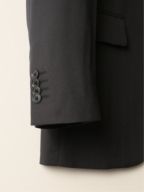 ストレッチウォッシャブル レギュラーフィット 2ボタン3ピーススーツ ソラーロ黒