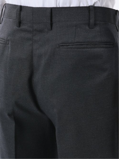 ストレッチウォッシャブル レギュラーフィット 2ボタン2ピーススーツ チェック黒