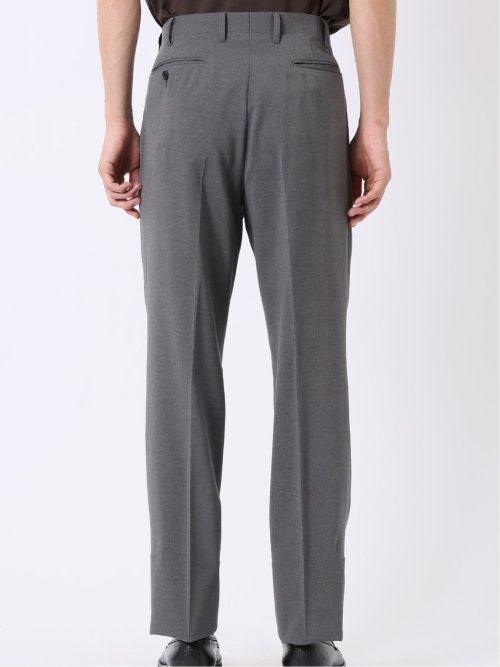 ストレッチ ウォッシャブル レギュラーフィット 2ボタン 2パンツ スーツ メランジ グレー