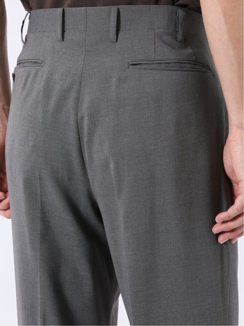 ストレッチ ウォッシャブル レギュラーフィット 2ボタン 2パンツ スーツ メランジ グレー