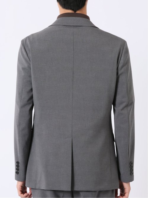 ストレッチ ウォッシャブル レギュラーフィット 2ボタン 2パンツ スーツ メランジ グレー